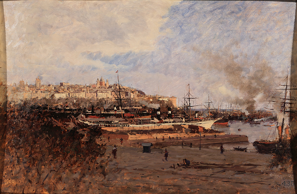 Reycend Enrico, Porto di Genova, 1886