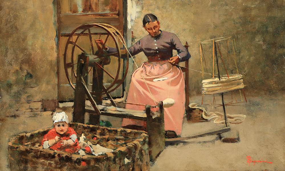 Signorini Telemaco_L’arcolaio, 1881-1885